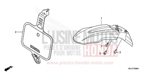 FRONT FENDER CRF50F4 de 2004